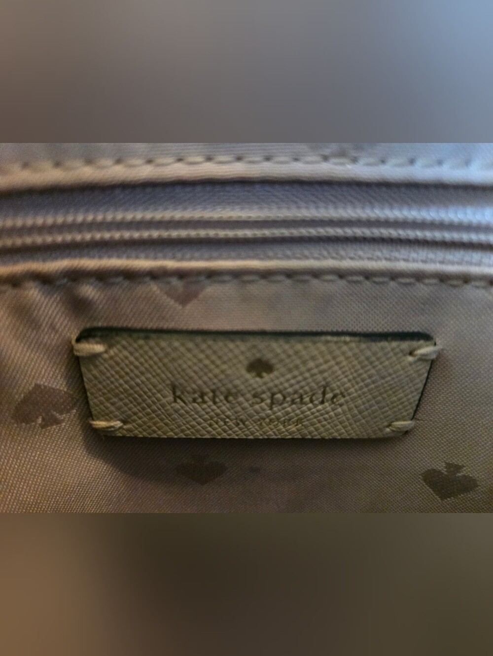 Kate Spade Staci Saffiano Leather Satchel/Crossbody | Two-Toned Beige and Cream - Picture 7 of 12